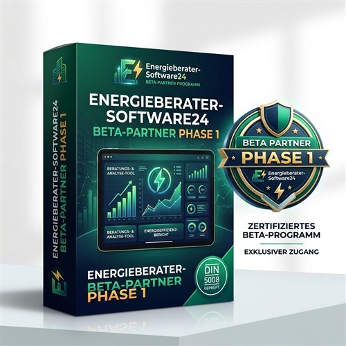 Energieberater-Software24 Beta-Partner Phase 1